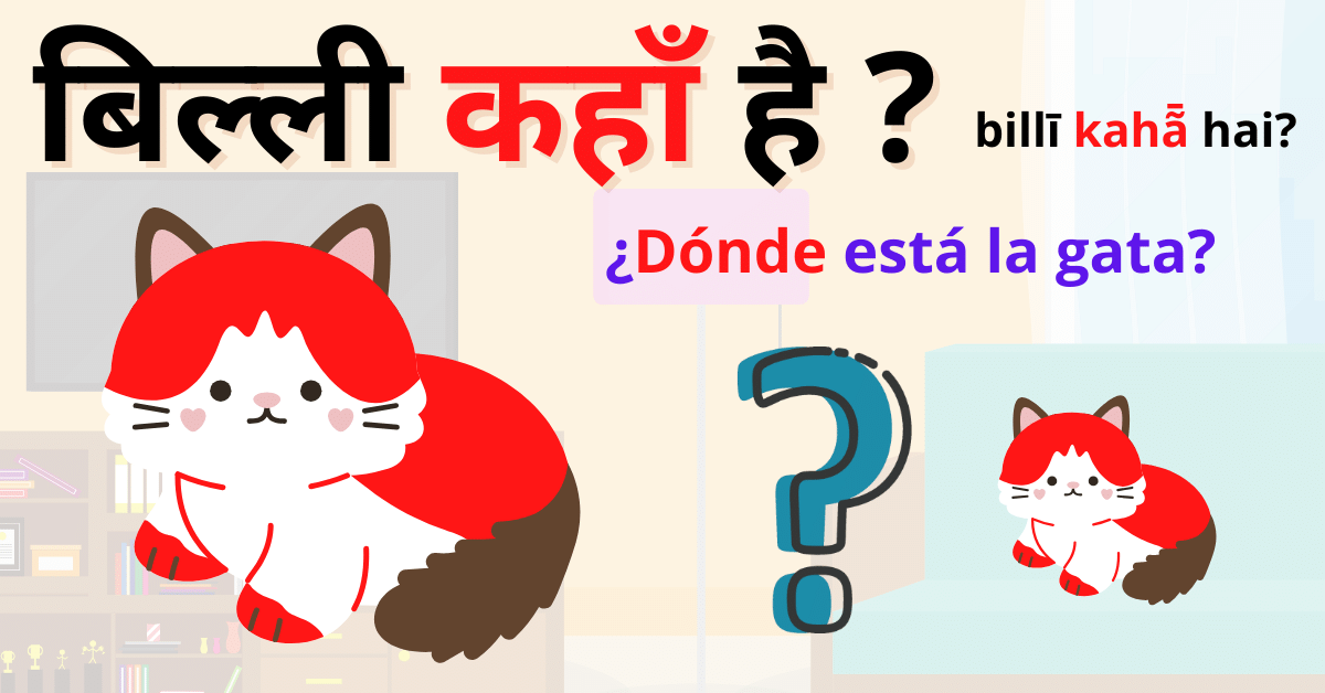 Billī kahã̄ hai?