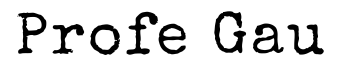 Profe Gau